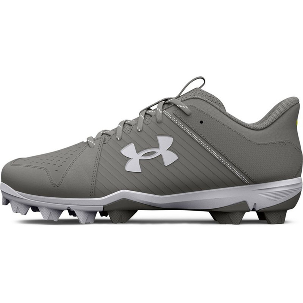 Under Armour Mens Leadoff Low RM Molded Baseball Cleats Size 13 Grey White NWOB